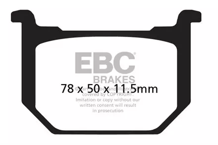 Тормозные колодки EBC FA051 для мотоциклов