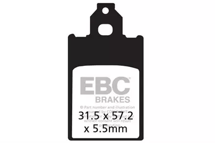 Тормозные колодки EBC FA116 для мотоциклов