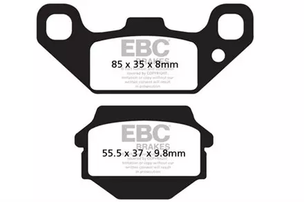 Тормозные колодки EBC FA128TT для мотоциклов