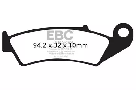 Тормозные колодки EBC FA143 для мотоциклов