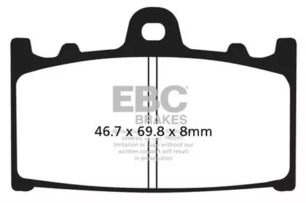 Тормозные колодки EBC FA158 для мотоциклов