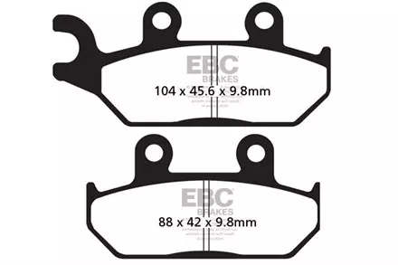 Тормозные колодки EBC FA172TT для мотоциклов