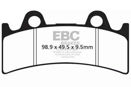 Тормозные колодки EBC FA190 для мотоциклов