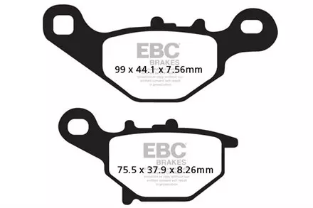 Тормозные колодки EBC FA230TT для мотоциклов