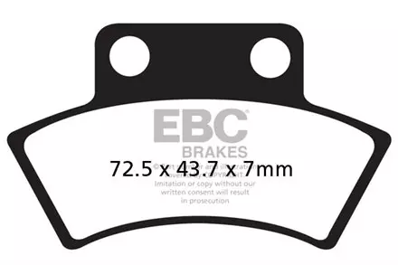 Тормозные колодки EBC FA232R для мотоциклов