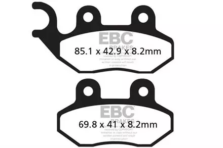Тормозные колодки EBC FA264 для мотоциклов