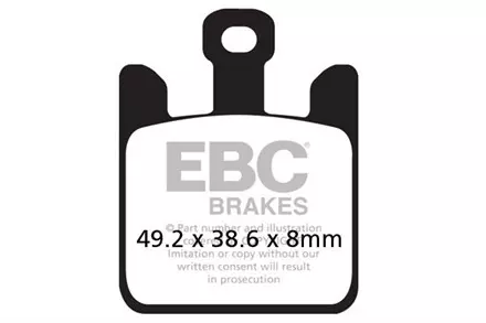 Тормозные колодки EBC FA369/4HH для мотоциклов