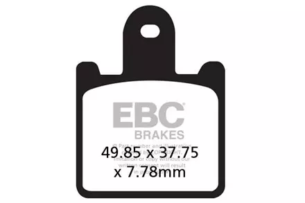 Тормозные колодки EBC FA417/4HH для мотоциклов