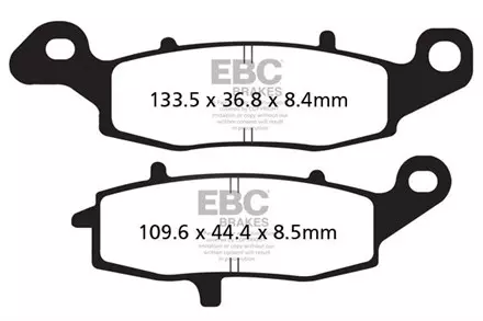 Тормозные колодки EBC FA231HH для мотоциклов
