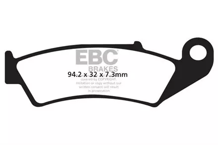 Тормозные колодки EBC FA125R для мотоциклов