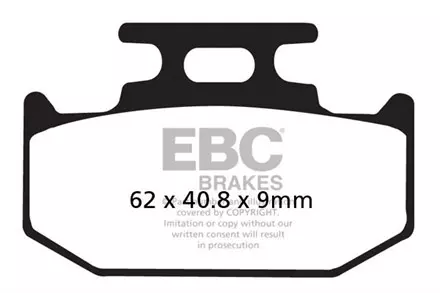 Тормозные колодки EBC FA152/2TT для мотоциклов