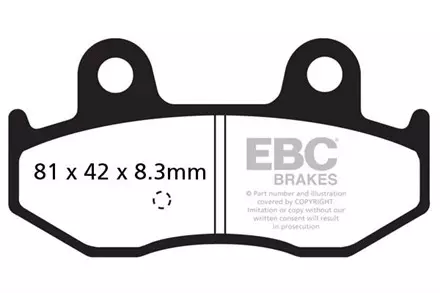 Тормозные колодки EBC SFA411HH для мотоциклов