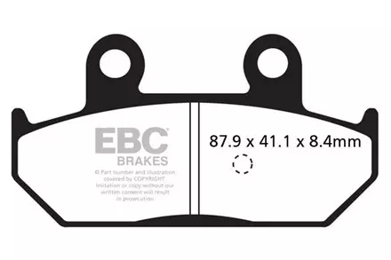 Тормозные колодки EBC SFA412HH для мотоциклов