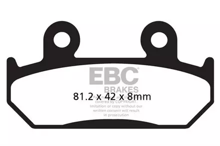 Тормозные колодки EBC FA121HH для мотоциклов