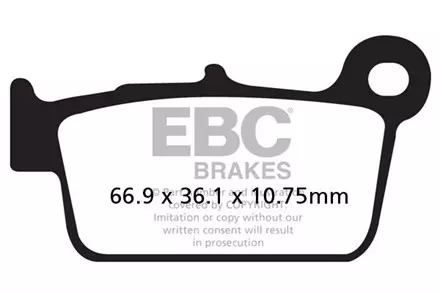 Тормозные колодки EBC FA367R для мотоциклов