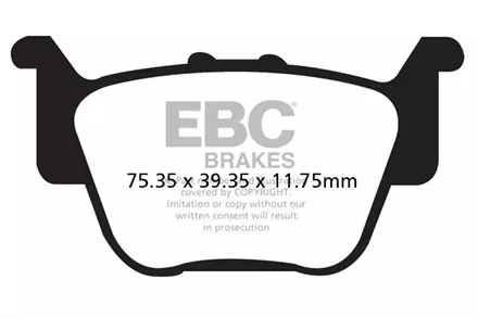 Тормозные колодки EBC FA373TT для мотоциклов