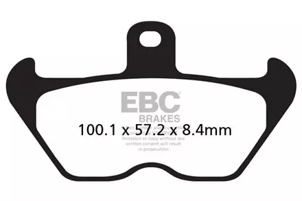 Тормозные колодки EBC FA407HH для мотоциклов