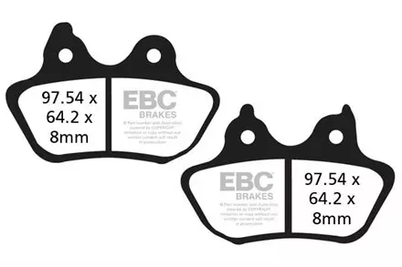 Тормозные колодки EBC FA434HH для мотоциклов