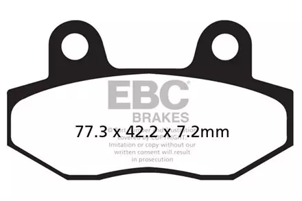 Тормозные колодки EBC FA086HH для мотоциклов