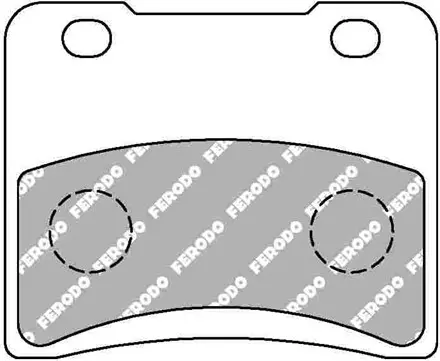 Тормозные колодки передние/задние Ferodo FDB390P для мотоциклов