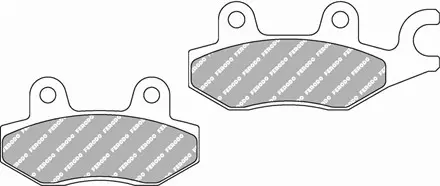 Тормозные колодки передние/задние Ferodo FDB631P для мотоциклов
