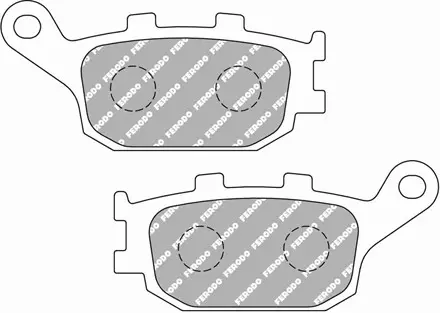 Тормозные колодки передние/задние Ferodo FDB754P для мотоциклов