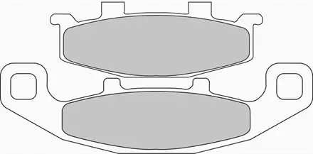 Тормозные колодки передние/задние Ferodo FDB481ST для мотоциклов