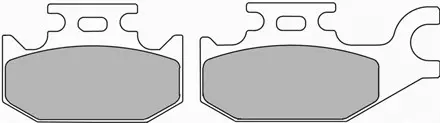 Тормозные колодки передние/задние Ferodo FDB2148EF для мотоциклов
