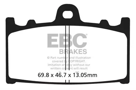 Тормозные колодки EBC FA366TT для мотоциклов