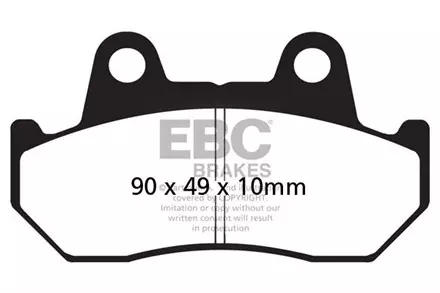 Тормозные колодки EBC FA069/3HH для мотоциклов