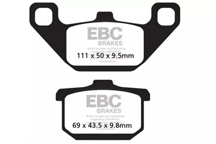 Тормозные колодки EBC FA085HH для мотоциклов
