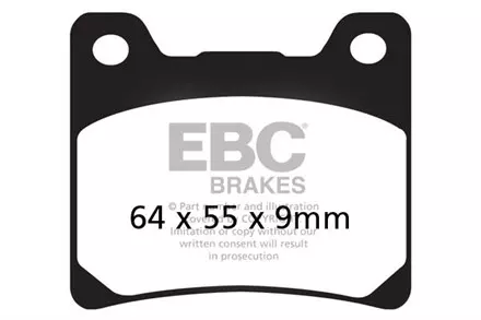 Тормозные колодки EBC FA088HH для мотоциклов