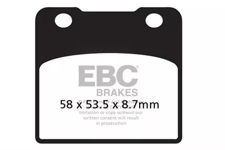 Тормозные колодки EBC FA103HH для мотоциклов