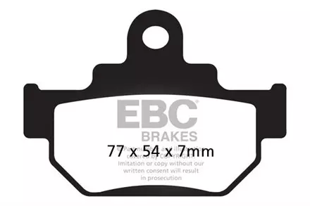 Тормозные колодки EBC FA106TT для мотоциклов