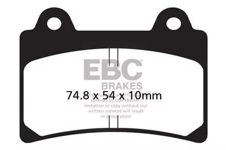 Тормозные колодки EBC FA123HH для мотоциклов