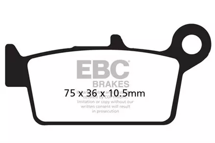 Тормозные колодки EBC FA131R для мотоциклов