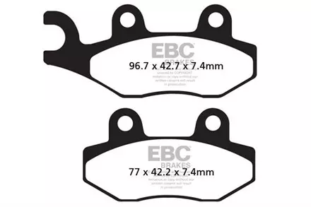 Тормозные колодки EBC FA135TT для мотоциклов