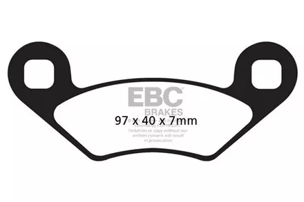 Тормозные колодки EBC FA159R для мотоциклов