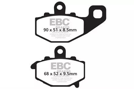 Тормозные колодки EBC FA192HH для мотоциклов