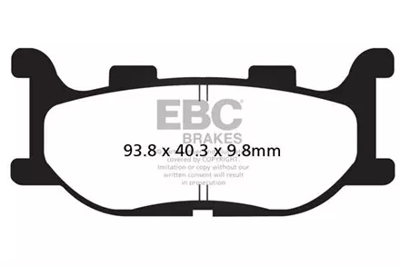 Тормозные колодки EBC FA199HH для мотоциклов