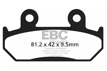 Тормозные колодки EBC FA203 для мотоциклов