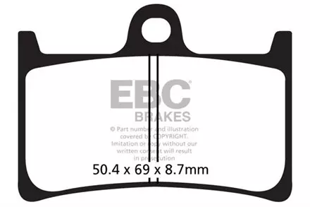 Тормозные колодки EBC FA252HH для мотоциклов