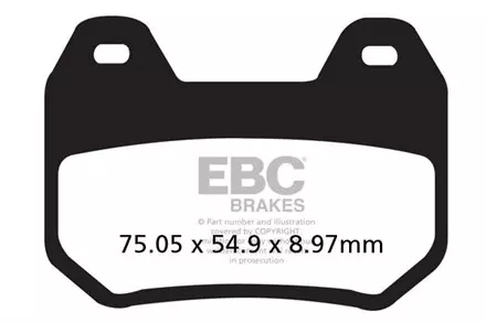 Тормозные колодки EBC FA304HH для мотоциклов