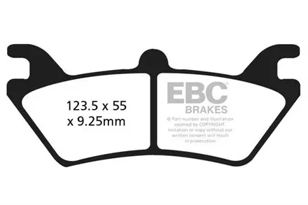 Тормозные колодки EBC FA313R для мотоциклов