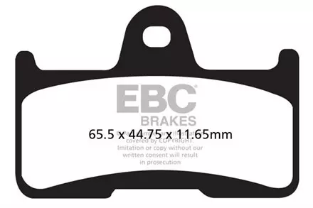 Тормозные колодки EBC FA344TT для мотоциклов