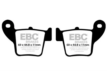 Тормозные колодки EBC FA346TT для мотоциклов