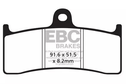 Тормозные колодки EBC FA424HH для мотоциклов