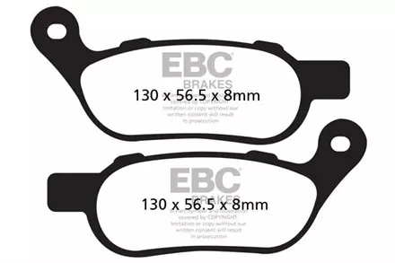 Тормозные колодки EBC FA458HH для мотоциклов