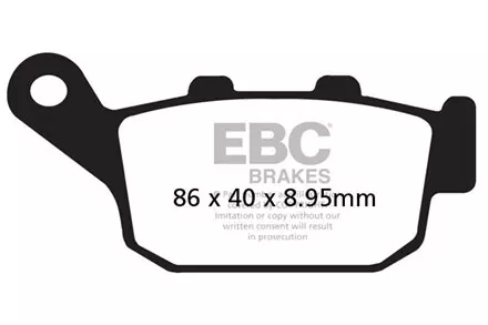 Тормозные колодки EBC FA496HH для мотоциклов