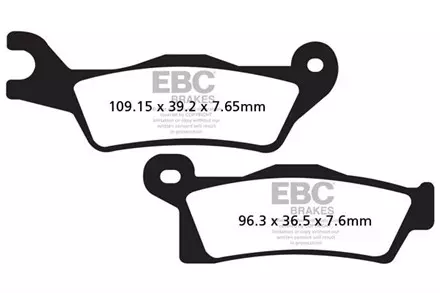 Тормозные колодки EBC FA617TT для мотоциклов